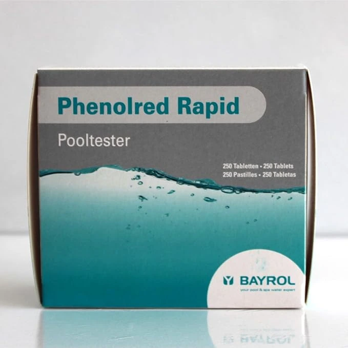 [291307] PILULES PHENOL RED (pH) - VERT - Dissolution rapide 
250 pastilles